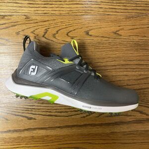 New Footjoy Hyperflex Golf Shoes GRAY White Green LIME Size 8 , 8.5 (No Lid)